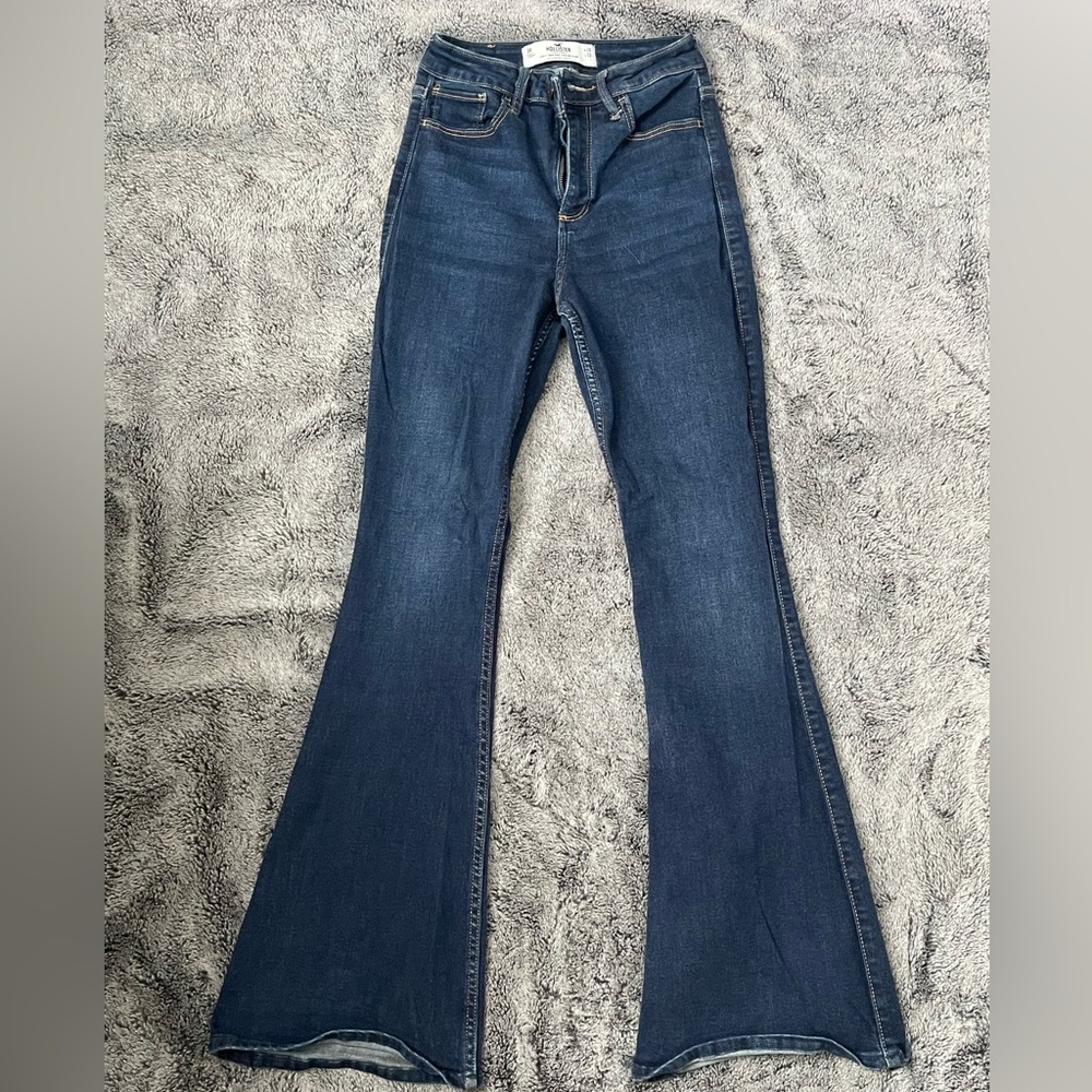 Hollister Dark Blue Flare Jeans